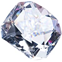 H&amp-D K9 pisapapeles con forma de diamante de corte de cristal para decoración del hogar (diamantes facetados)